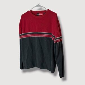 Structure Sport Mens Vintage Striped Sweater Size Large